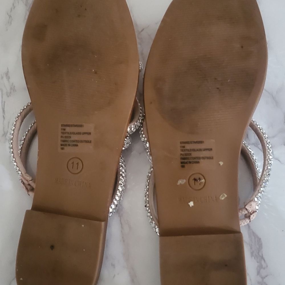 Steve Madden Sandals rhinestone  size 11
